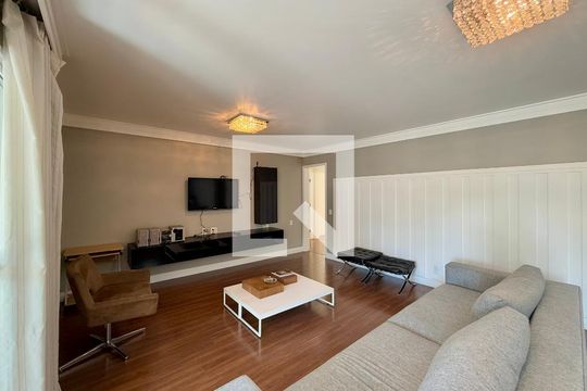 Sala  de apartamento à venda com 4 quartos, 185m² em Santo Amaro, São Paulo