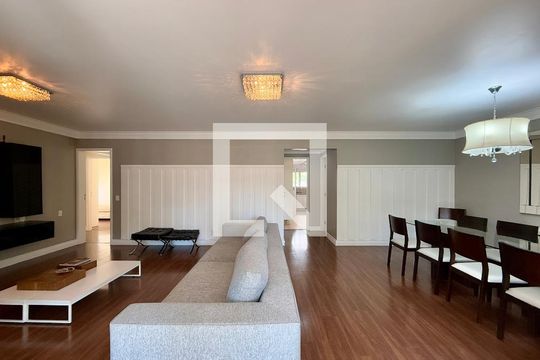 Sala  de apartamento à venda com 4 quartos, 185m² em Santo Amaro, São Paulo