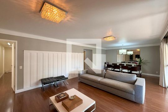 Sala de apartamento à venda com 4 quartos, 185m² em Santo Amaro, São Paulo