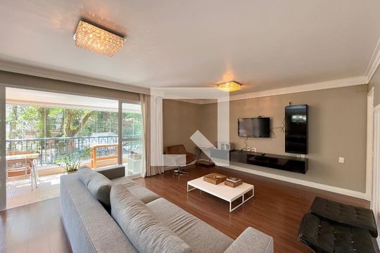 Ssala de apartamento à venda com 4 quartos, 185m² em Santo Amaro, São Paulo