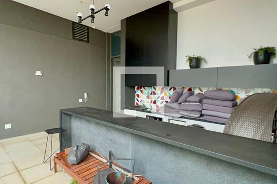 Área gourmet de kitnet/studio à venda com 1 quarto, 25m² em Pinheiros, São Paulo