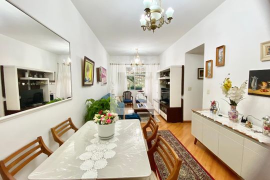 Sala  de apartamento à venda com 3 quartos, 94m² em Botafogo, Rio de Janeiro