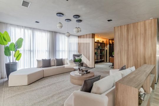 Área comum - Lobby de apartamento à venda com 1 quarto, 28m² em Pinheiros, São Paulo