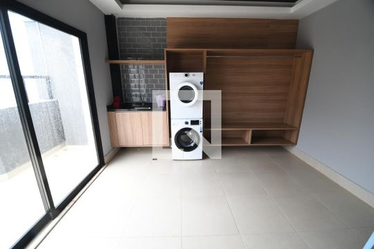 Área comum - Lavanderia de kitnet/studio à venda com 1 quarto, 32m² em Botafogo, Campinas