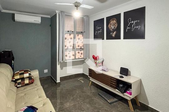 Sala de apartamento para alugar com 2 quartos, 55m² em Vila Heliopolis, São Paulo