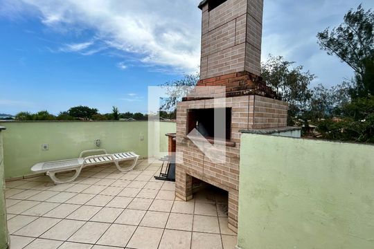 Área comum - Terraço  de apartamento para alugar com 1 quarto, 70m² em Campeche Leste, Florianópolis