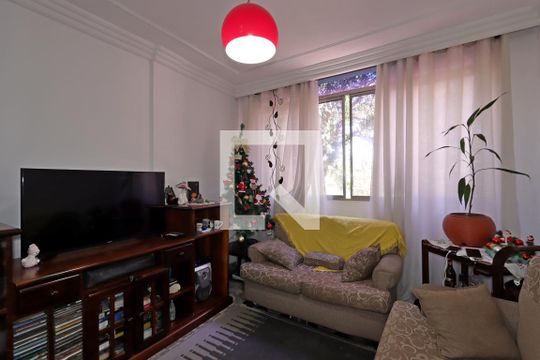 Sala de apartamento à venda com 3 quartos, 100m² em Vila Guiomar, Santo André