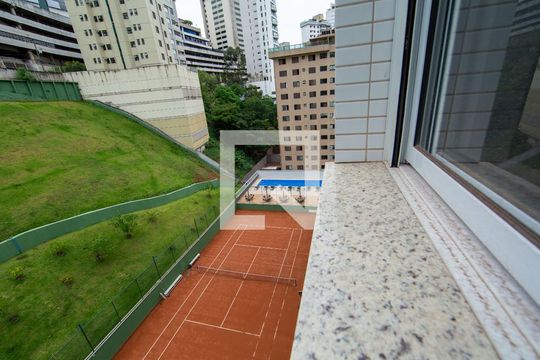VISTA DO LAZER de apartamento à venda com 4 quartos, 134m² em Luxemburgo, Belo Horizonte