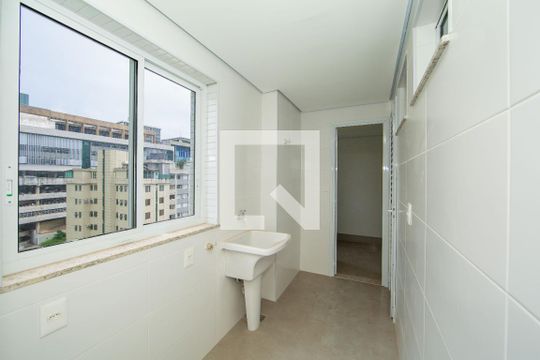 AREA DE SERVICO de apartamento à venda com 4 quartos, 134m² em Luxemburgo, Belo Horizonte