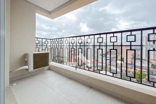 Varanda de kitnet/studio para alugar com 1 quarto, 31m² em Vila Dom Pedro I, São Paulo