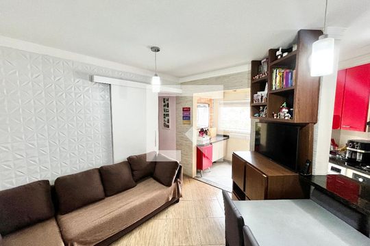 Sala/Cozinha de apartamento à venda com 2 quartos, 49m² em Vila Bela Vista (zona Norte), São Paulo