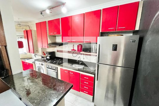Cozinha e Área de Serviço de apartamento à venda com 2 quartos, 49m² em Vila Bela Vista (zona Norte), São Paulo