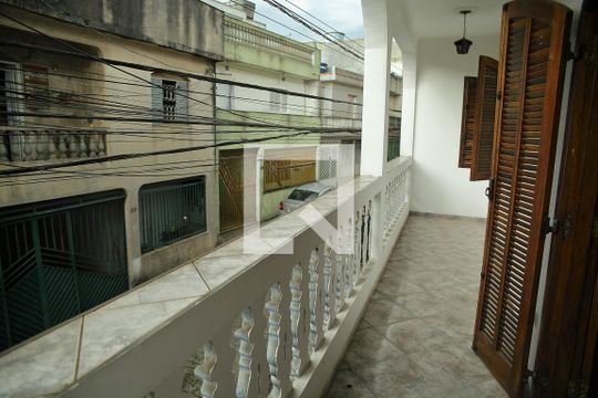 Sacada da Sala  e Quarto 1  de casa à venda com 2 quartos, 110m² em Jardim do Estádio, Santo André