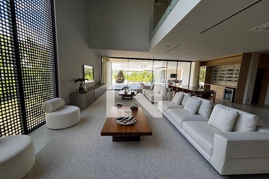 Sala de casa de condomínio à venda com 5 quartos, 1500m² em Barra da Tijuca, Rio de Janeiro