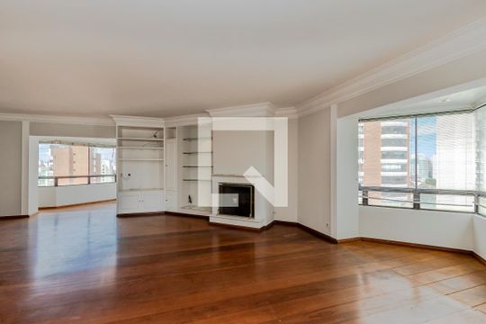 Sala de apartamento para alugar com 4 quartos, 285m² em Campo Belo, São Paulo