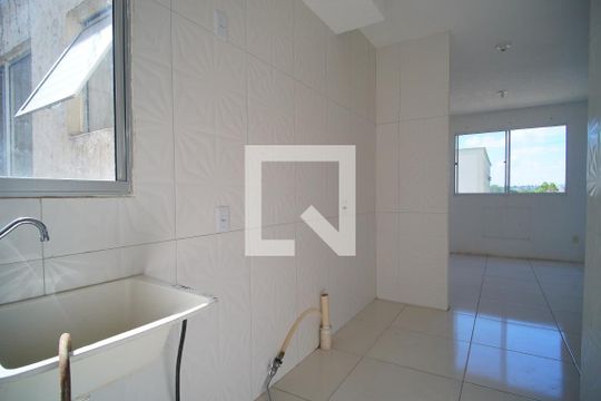 Cozinha de apartamento à venda com 2 quartos, 40m² em Santos Dumont, São Leopoldo
