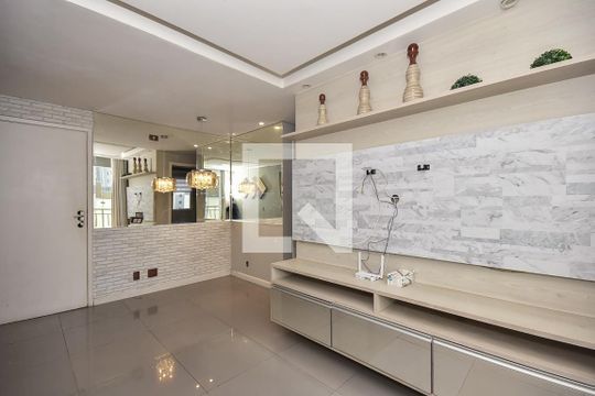 Sala de apartamento para alugar com 2 quartos, 46m² em Jardim Henriqueta, Taboão da Serra
