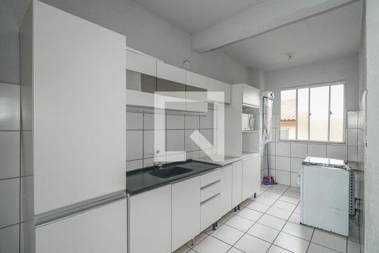 Cozinha de apartamento à venda com 2 quartos, 53m² em Santa Rosa de Lima, Porto Alegre