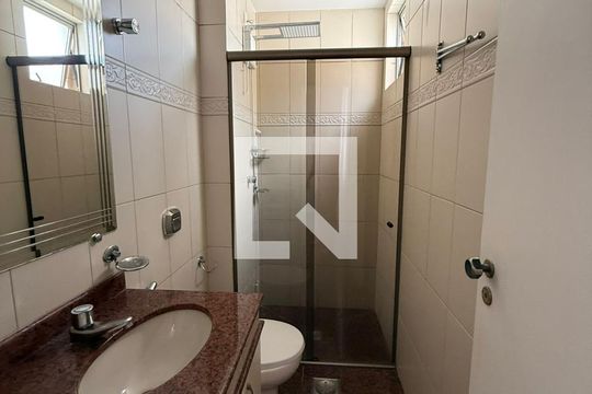 banho de apartamento à venda com 3 quartos, 175m² em Serra, Belo Horizonte