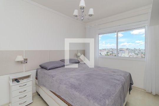 Quarto 2 - Suíte de apartamento à venda com 2 quartos, 58m² em Santo Antônio, Porto Alegre
