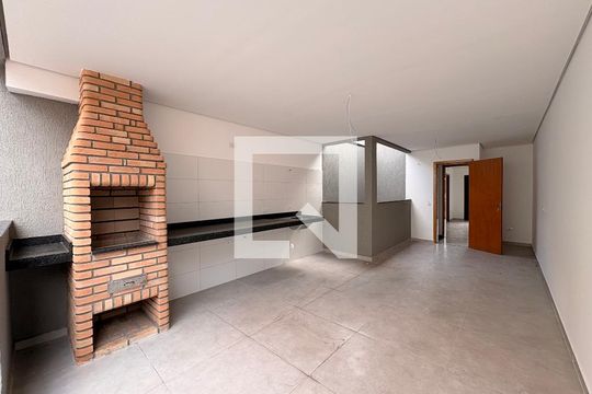 Área gourmet cobertura  de casa à venda com 4 quartos, 132m² em Utinga, Santo André