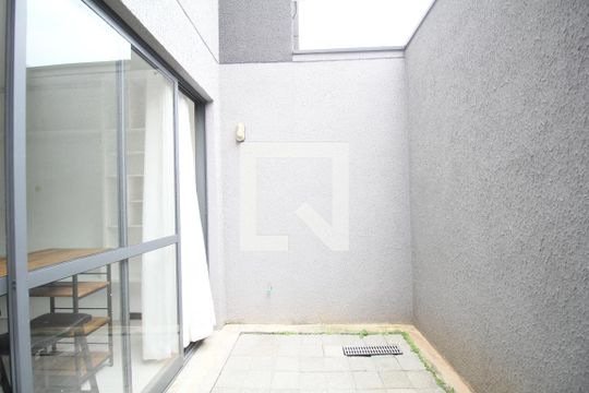 Varanda do Studio de kitnet/studio à venda com 1 quarto, 34m² em Vila Sonia, São Paulo