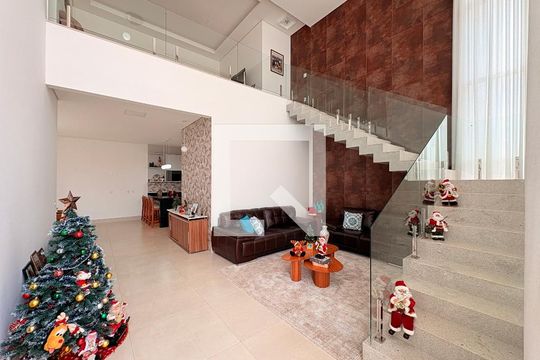 Sala de casa de condomínio à venda com 4 quartos, 483m² em Horto Florestal, Jundiaí