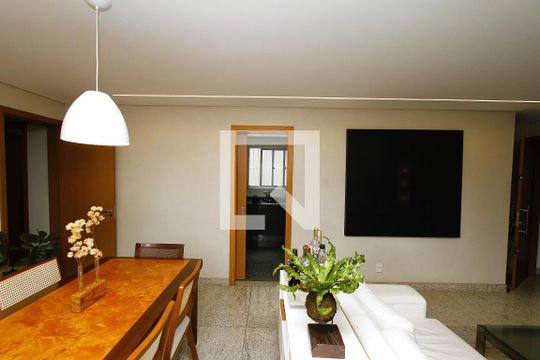 Sala de apartamento à venda com 3 quartos, 95m² em Buritis, Belo Horizonte