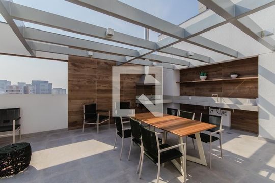 Área comum - Churrasqueira de kitnet/studio para alugar com 1 quarto, 22m² em Cursino, São Paulo