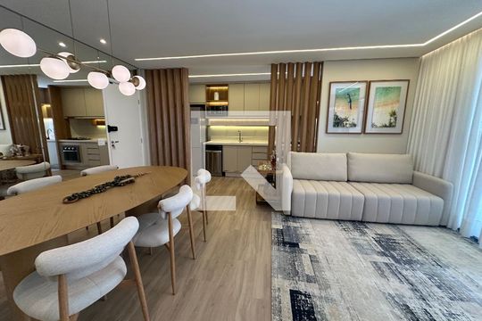 Sala de apartamento à venda com 3 quartos, 88m² em Alphaville, Barueri