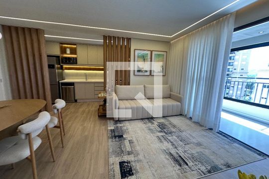 Sala de apartamento à venda com 3 quartos, 88m² em Alphaville, Barueri