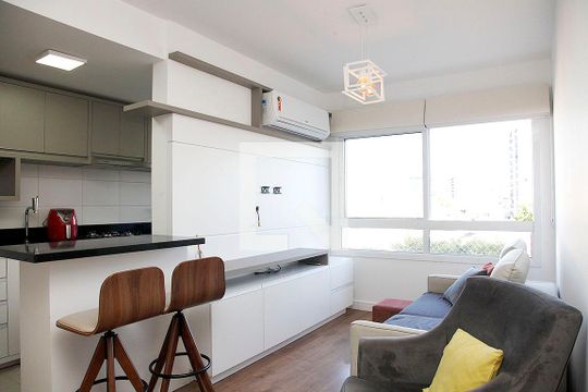 Sala de apartamento à venda com 2 quartos, 63m² em Cidade Baixa, Porto Alegre