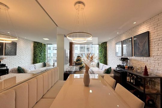 Sala de apartamento para alugar com 3 quartos, 71m² em Santo Amaro, São Paulo