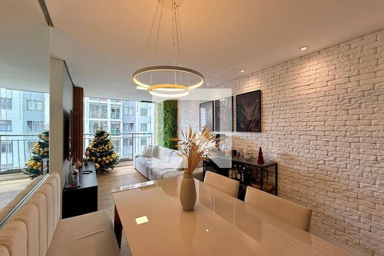 Sala de apartamento à venda com 3 quartos, 71m² em Santo Amaro, São Paulo
