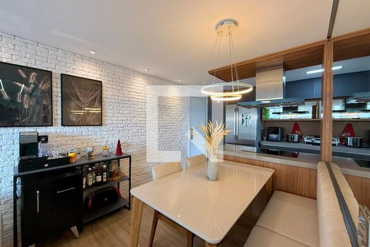 Sala de apartamento para alugar com 3 quartos, 71m² em Santo Amaro, São Paulo