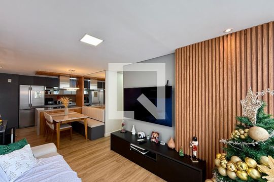 Sala de apartamento para alugar com 3 quartos, 71m² em Santo Amaro, São Paulo