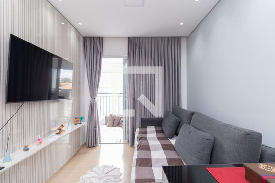 Sala de apartamento à venda com 2 quartos, 63m² em Vila Guilhermina, São Paulo