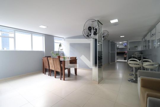 Área comum - Salão de festas de apartamento à venda com 2 quartos, 62m² em Vila Homero Thon, Santo André