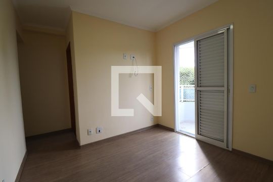 Quarto 1 suíte de apartamento à venda com 2 quartos, 62m² em Vila Homero Thon, Santo André