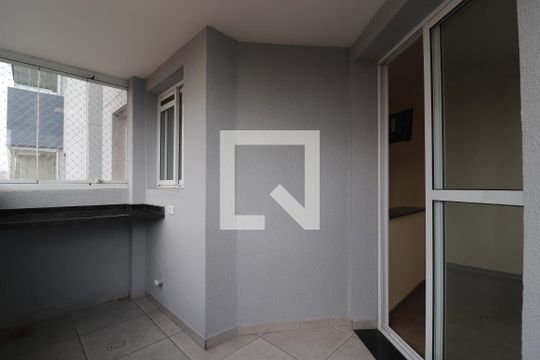 Varanda gourmet de apartamento à venda com 2 quartos, 62m² em Vila Homero Thon, Santo André