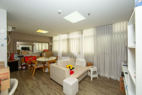 SALA de apartamento à venda com 1 quarto, 70m² em Luxemburgo, Belo Horizonte