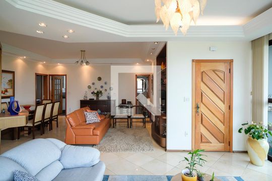 Sala de apartamento à venda com 3 quartos, 158m² em Vila Caminho do Mar, São Bernardo do Campo