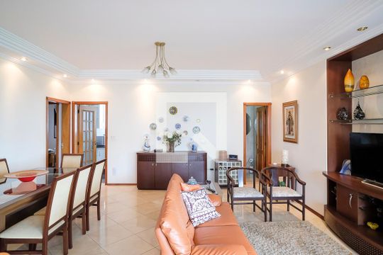 Sala de apartamento à venda com 3 quartos, 158m² em Vila Caminho do Mar, São Bernardo do Campo