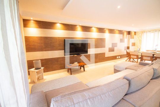 Sala de TV de apartamento para alugar com 4 quartos, 200m² em Santo Amaro, São Paulo
