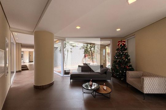 Hall social  de apartamento à venda com 2 quartos, 80m² em Campestre, Santo André