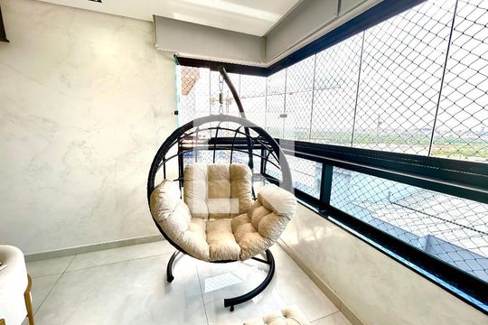Varanda da Sala de apartamento à venda com 2 quartos, 90m² em Vila Augusta, Guarulhos
