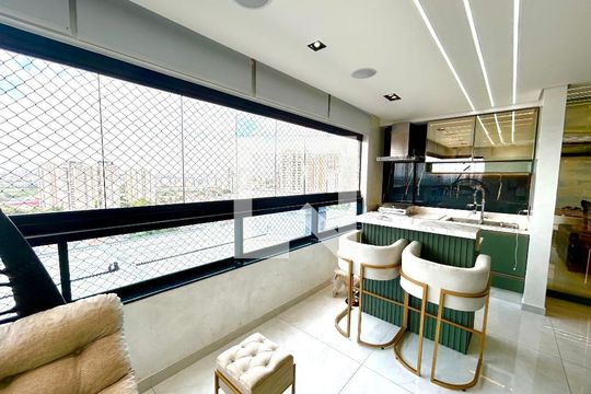 Varanda da Sala de apartamento à venda com 2 quartos, 90m² em Vila Augusta, Guarulhos