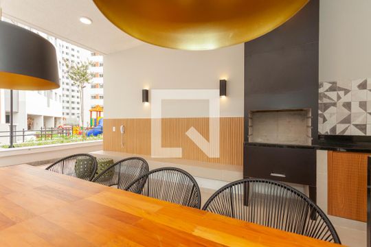 Área comum - Churrasqueira de apartamento à venda com 2 quartos, 36m² em Usina Piratininga, São Paulo
