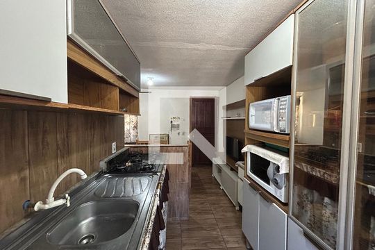 Cozinha de apartamento à venda com 2 quartos, 55m² em Centro, São Leopoldo