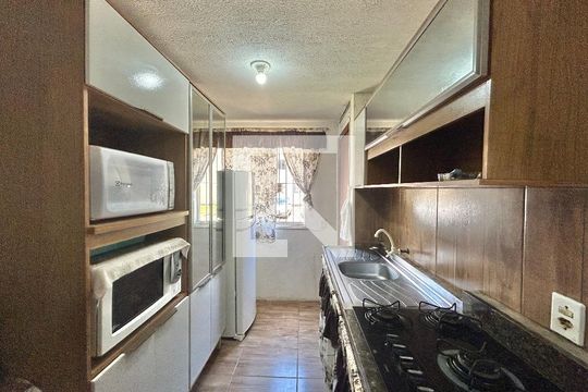 Cozinha de apartamento à venda com 2 quartos, 55m² em Centro, São Leopoldo